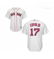Mens Boston Red Sox 17 Nathan Eovaldi Replica White Home Cool Base Baseball Jersey 