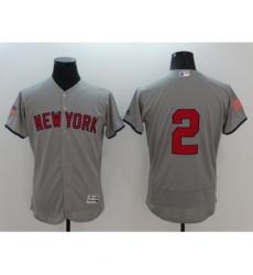 Men's Boston Red Sox #2 Xander Bogaerts Gray Independence Jersey