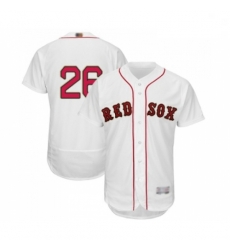 Mens Boston Red Sox 26 Wade Boggs White 2019 Gold Program Flex Base Authentic Collection Baseball Jersey
