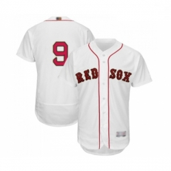 Mens Boston Red Sox 9 Ted Williams White 2019 Gold Program Flex Base Authentic Collection Baseball Jersey