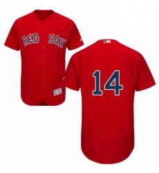 Mens Majestic Boston Red Sox 14 Jim Rice Red Alternate Flex Base Authentic Collection MLB Jersey