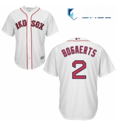 Mens Majestic Boston Red Sox 2 Xander Bogaerts Replica White Home Cool Base MLB Jersey