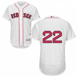 Mens Majestic Boston Red Sox 22 Rick Porcello White Home Flex Base Authentic Collection MLB Jersey