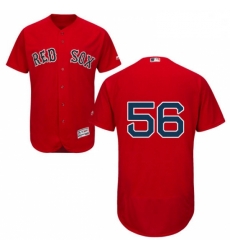 Mens Majestic Boston Red Sox 56 Joe Kelly Red Alternate Flex Base Authentic Collection MLB Jersey