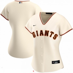 San Francisco New York Giants Nike Women Home 2020 MLB Team Jersey Cream