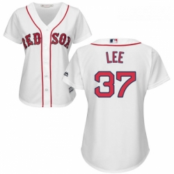 Womens Majestic Boston Red Sox 37 Bill Lee Replica White Home MLB Jersey