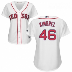 Womens Majestic Boston Red Sox 46 Craig Kimbrel Replica White Home MLB Jersey