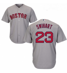 Youth Majestic Boston Red Sox 23 Blake Swihart Authentic Grey Road Cool Base MLB Jersey