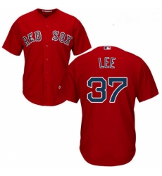 Youth Majestic Boston Red Sox 37 Bill Lee Replica Red Alternate Home Cool Base MLB Jersey