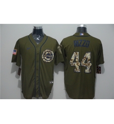 Cubs 44 Anthony Rizzo Olive 2020 Nike Cool Base Jersey