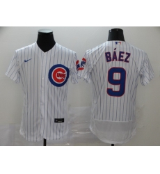 Cubs 9 Javier Baez White 2020 Nike Flexbase Jersey