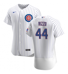 Men Chicago Cubs 44 Anthony Rizzo Men Nike White Home 2020 Flex Base Player Jersey