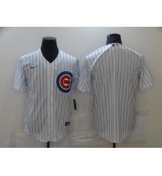 Men Chicago Cubs Nike White Blank Jersey