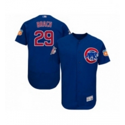 Mens Chicago Cubs 29 Brad Brach Royal Blue Alternate Flex Base Authentic Collection Baseball Jersey