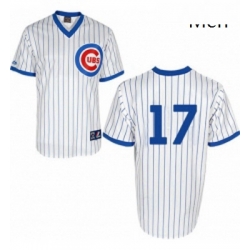 Mens Majestic Chicago Cubs 17 Kris Bryant Authentic White 1988 Turn Back The Clock Cool Base MLB Jersey