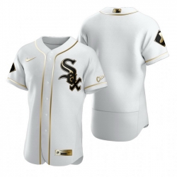 Chicago White Sox Blank White Nike Mens Authentic Golden Edition MLB Jersey
