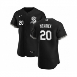 Men Chicago White Sox 20 Danny Mendick Black Alternate 2020 Authentic Player Baseball Jersey