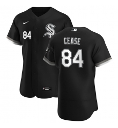 Men Chicago White Sox 84 Dylan Cease Men Nike Black Alternate 2020 Flex Base Player MLB Jersey