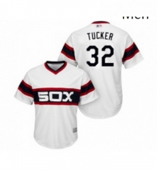 Mens Chicago White Sox 32 Preston Tucker Replica White 2013 Alternate Home Cool Base Baseball Jersey 