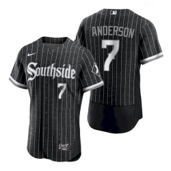 Men's Chicago White Sox Tim Anderson 2021 City Connect Southside Jersey