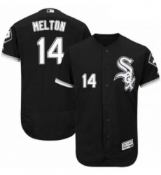 Mens Majestic Chicago White Sox 14 Bill Melton Black Flexbase Authentic Collection MLB Jersey