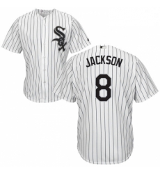 Mens Majestic Chicago White Sox 8 Bo Jackson White Home Flex Base Authentic Collection MLB Jersey