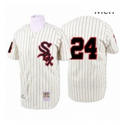 Mens Mitchell and Ness 1959 Chicago White Sox 24 Early Wynn Replica Cream Throwback MLB Jersey