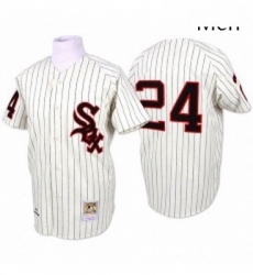 Mens Mitchell and Ness Chicago White Sox 24 Early Wynn Authentic White Throwback MLB Jersey