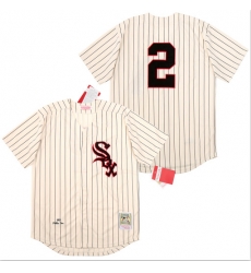 White Sox 2 Nellie Fox Cream 1959 Cooperstown Collection Jersey