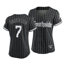 Women Chicago White Sox Southside Tim Anderson 2021 City Connect Jersey
