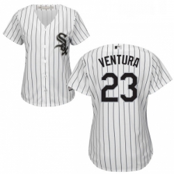 Womens Majestic Chicago White Sox 23 Robin Ventura Authentic White Home Cool Base MLB Jersey
