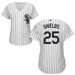 Womens Majestic Chicago White Sox 33 James Shields Authentic White Home Cool Base MLB Jersey