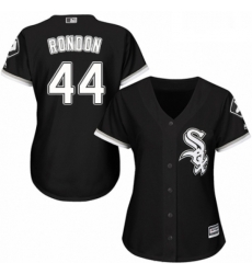 Womens Majestic Chicago White Sox 44 Bruce Rondon Authentic Black Alternate Home Cool Base MLB Jersey 