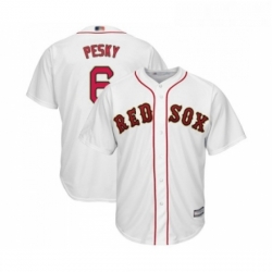 Youth Boston Red Sox 6 Johnny Pesky Authentic White 2019 Gold Program Cool Base Baseball Jersey