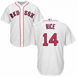 Youth Majestic Boston Red Sox 14 Jim Rice Authentic White Home Cool Base MLB Jersey