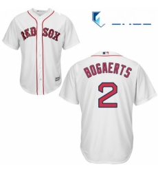 Youth Majestic Boston Red Sox 2 Xander Bogaerts Authentic White Home Cool Base MLB Jersey