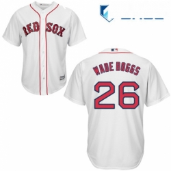 Youth Majestic Boston Red Sox 26 Wade Boggs Replica White Home Cool Base MLB Jersey