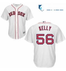 Youth Majestic Boston Red Sox 56 Joe Kelly Authentic White Home Cool Base MLB Jersey