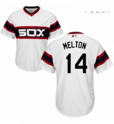 Youth Majestic Chicago White Sox 14 Bill Melton Replica White 2013 Alternate Home Cool Base MLB Jersey