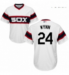 Youth Majestic Chicago White Sox 24 Early Wynn Authentic White 2013 Alternate Home Cool Base MLB Jersey