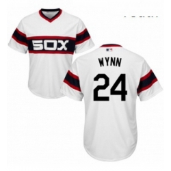 Youth Majestic Chicago White Sox 24 Early Wynn Authentic White 2013 Alternate Home Cool Base MLB Jersey