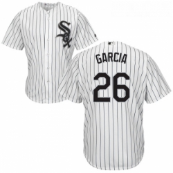 Youth Majestic Chicago White Sox 26 Avisail Garcia Replica White Home Cool Base MLB Jersey