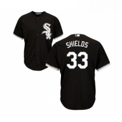 Youth Majestic Chicago White Sox 33 James Shields Replica Black Alternate Home Cool Base MLB Jerseys