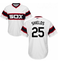 Youth Majestic Chicago White Sox 33 James Shields Replica White 2013 Alternate Home Cool Base MLB Jersey