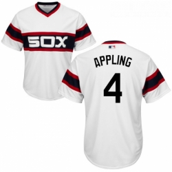 Youth Majestic Chicago White Sox 4 Luke Appling Authentic White 2013 Alternate Home Cool Base MLB Jersey