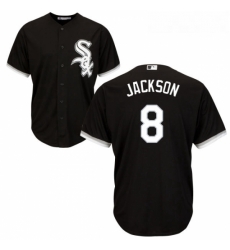 Youth Majestic Chicago White Sox 8 Bo Jackson Authentic Black Alternate Home Cool Base MLB Jersey