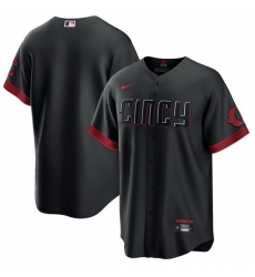 Men Cincinnati Reds Blank 2023 City Connect Cool Base Stitched Baseball Jersey