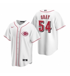 Mens Nike Cincinnati Reds 54 Sonny Gray White Home Stitched Baseball Jersey