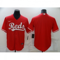 Men's Nike Cincinnati Reds Blank Red Home Stitched Baseball Jersey