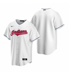 Mens Nike Cleveland Indians Blank White Home Baseball Jersey